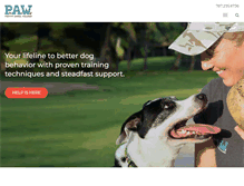 Tablet Screenshot of positiveanimalwellness.com